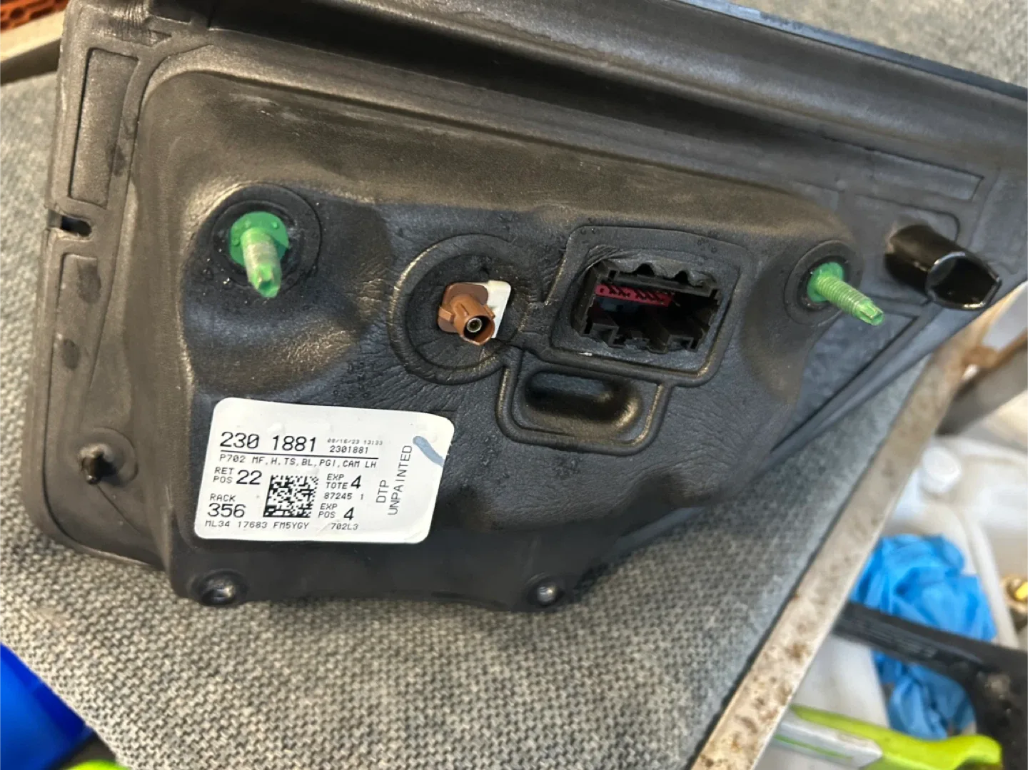 2023 Ford F-150 Hybrid XLT LH Front Door Mirror image indicator(3)