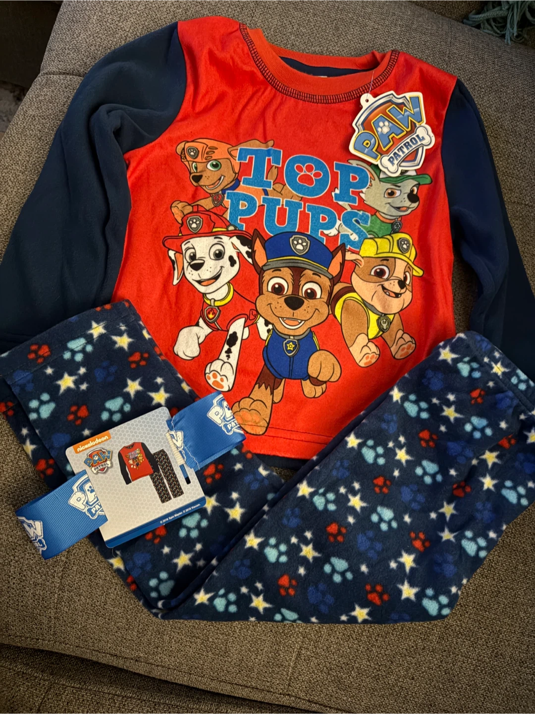NEW with tags Paw Patrol Pajamas - Size 2-3 Years
