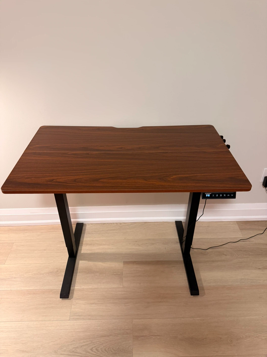 Adjustable Height Standing Desk - Brown