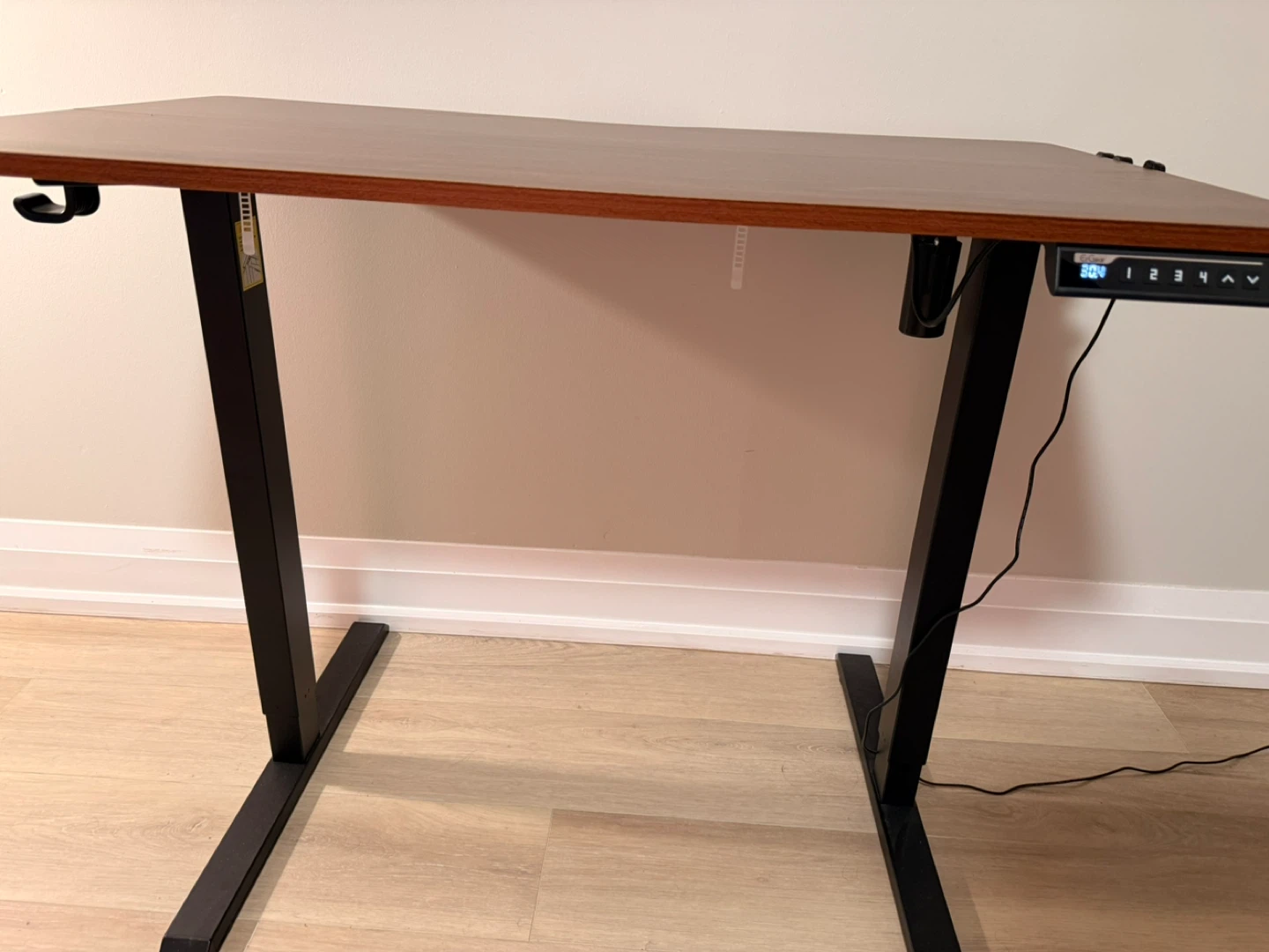 Adjustable Height Standing Desk - Brown - photo 5