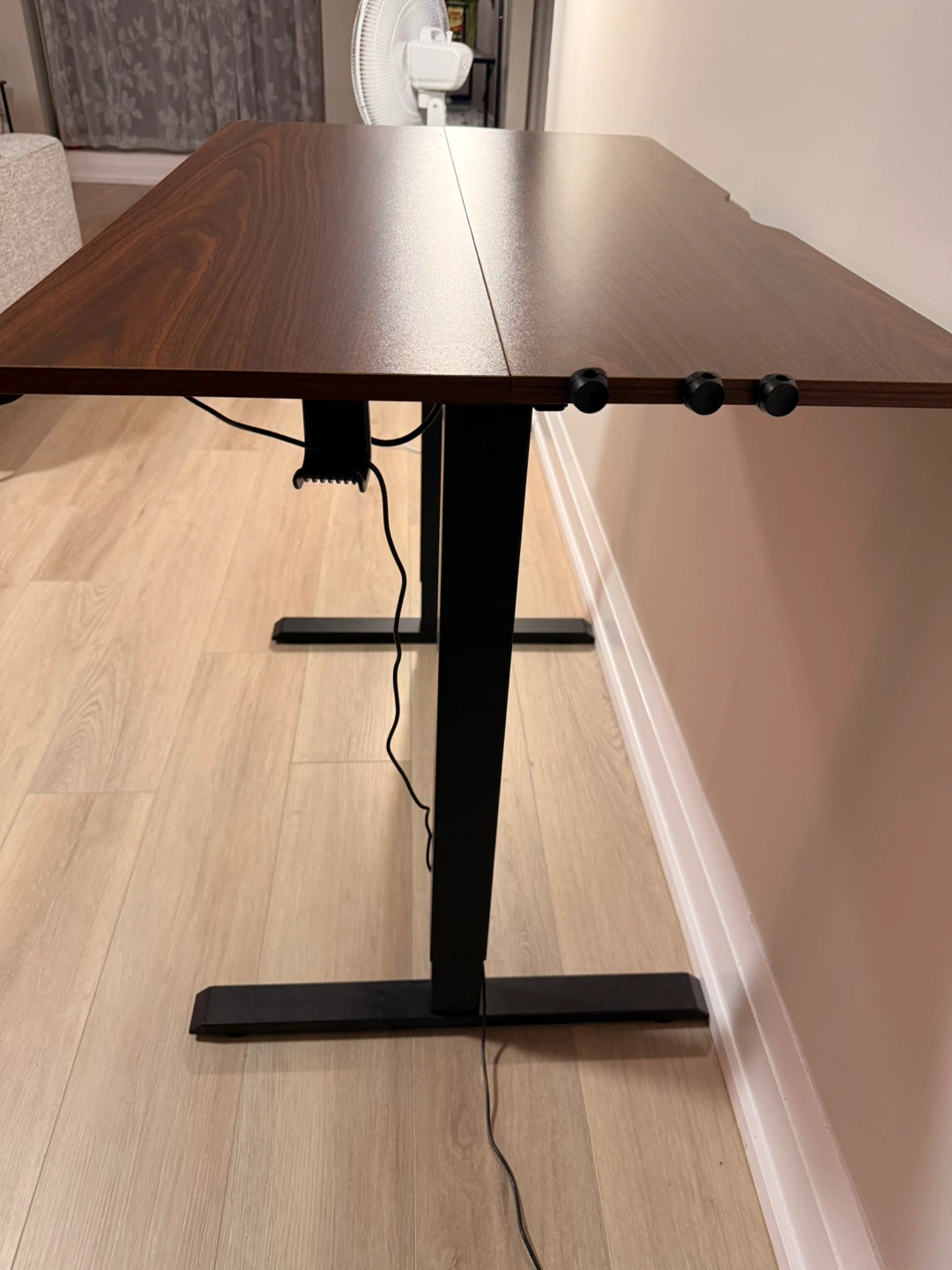 Adjustable Height Standing Desk - Brown - photo 3