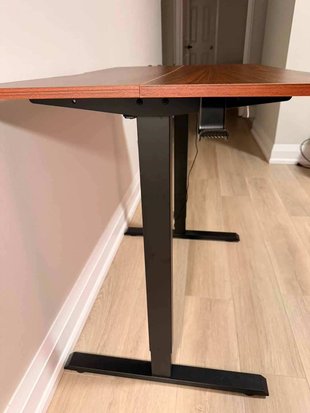 Adjustable Height Standing Desk - Brown - photo 2