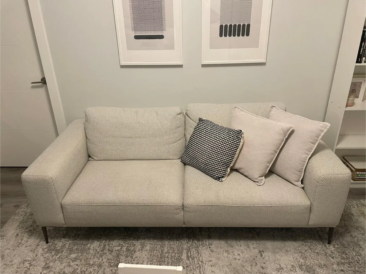 Beige Sofa - Like New Condition image indicator(2)
