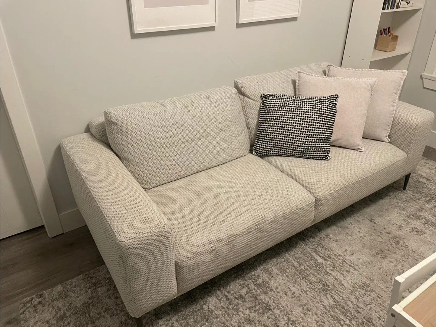 Beige Sofa - Like New Condition image indicator(3)