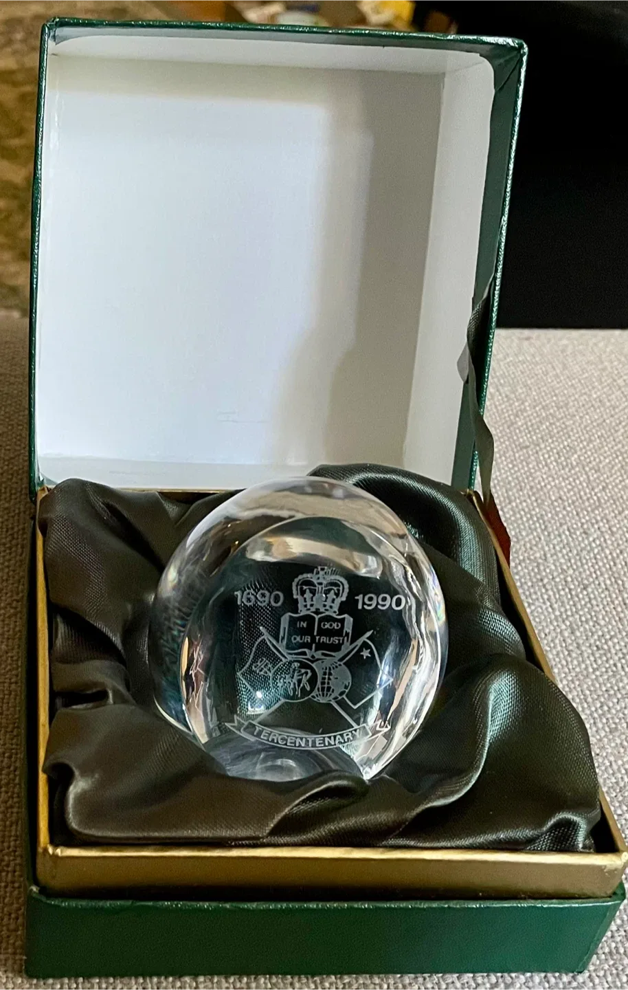 Tyrone Crystal Centenary Paperweight image indicator(3)