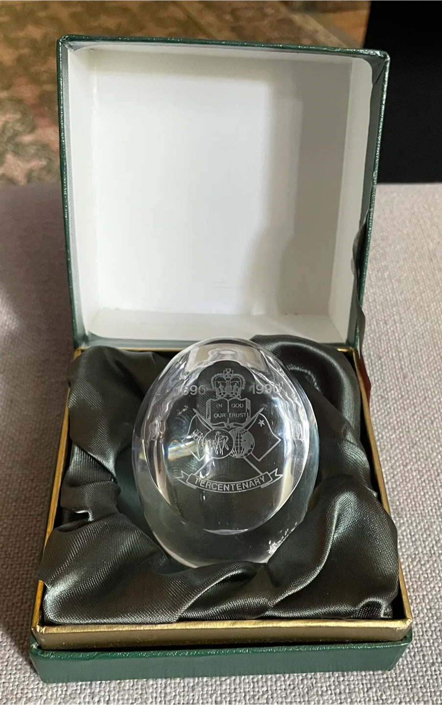 Tyrone Crystal Centenary Paperweight image indicator(2)