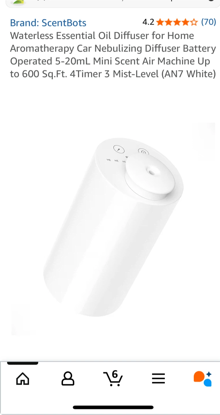 ScentBots Waterless Essential Oil Diffuser - photo 2
