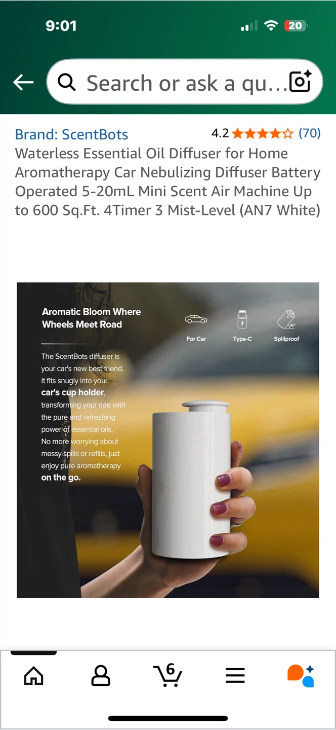 ScentBots Waterless Essential Oil Diffuser - photo 5