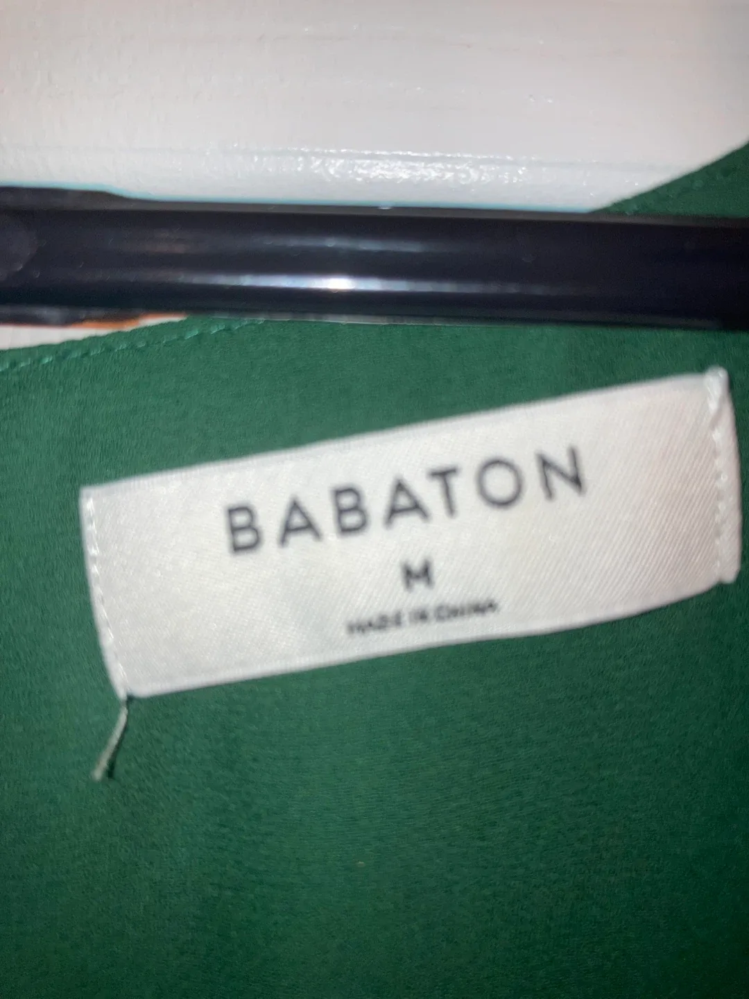 Babaton Green Sleeveless Blouse - Size M image indicator(2)
