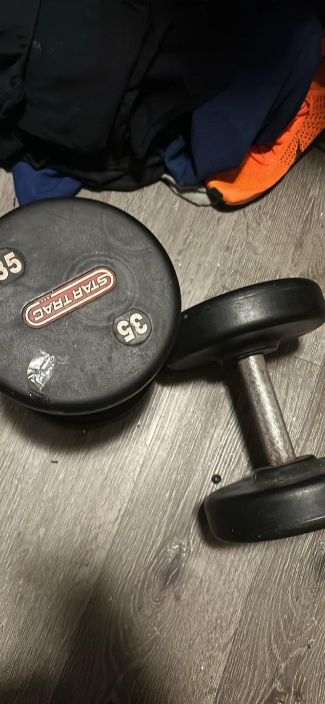 Two dumbbells