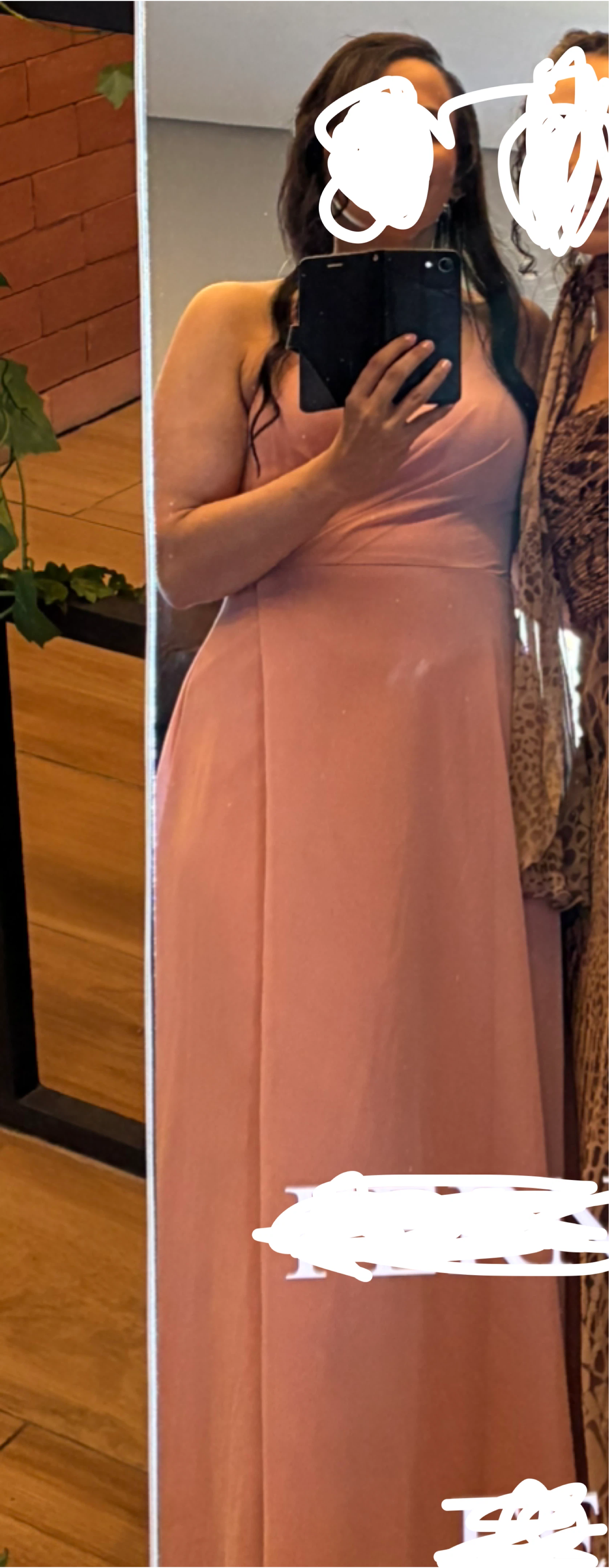 Bridesmaid dress Azazie / rosette / pink / size 6 - Chiffon - photo 2