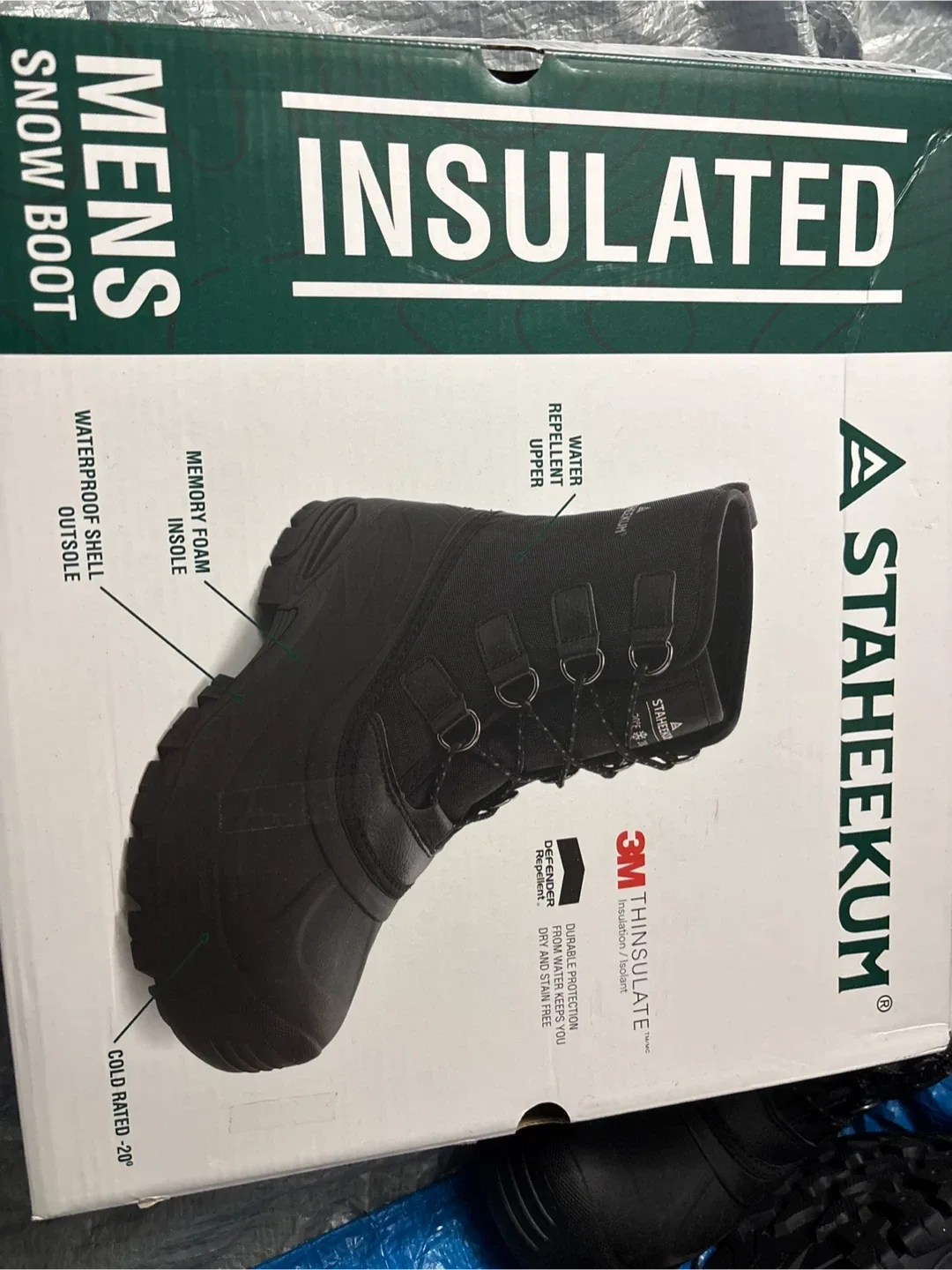 Staheekum Men's Insulated Snow Boots 12 thumbnail