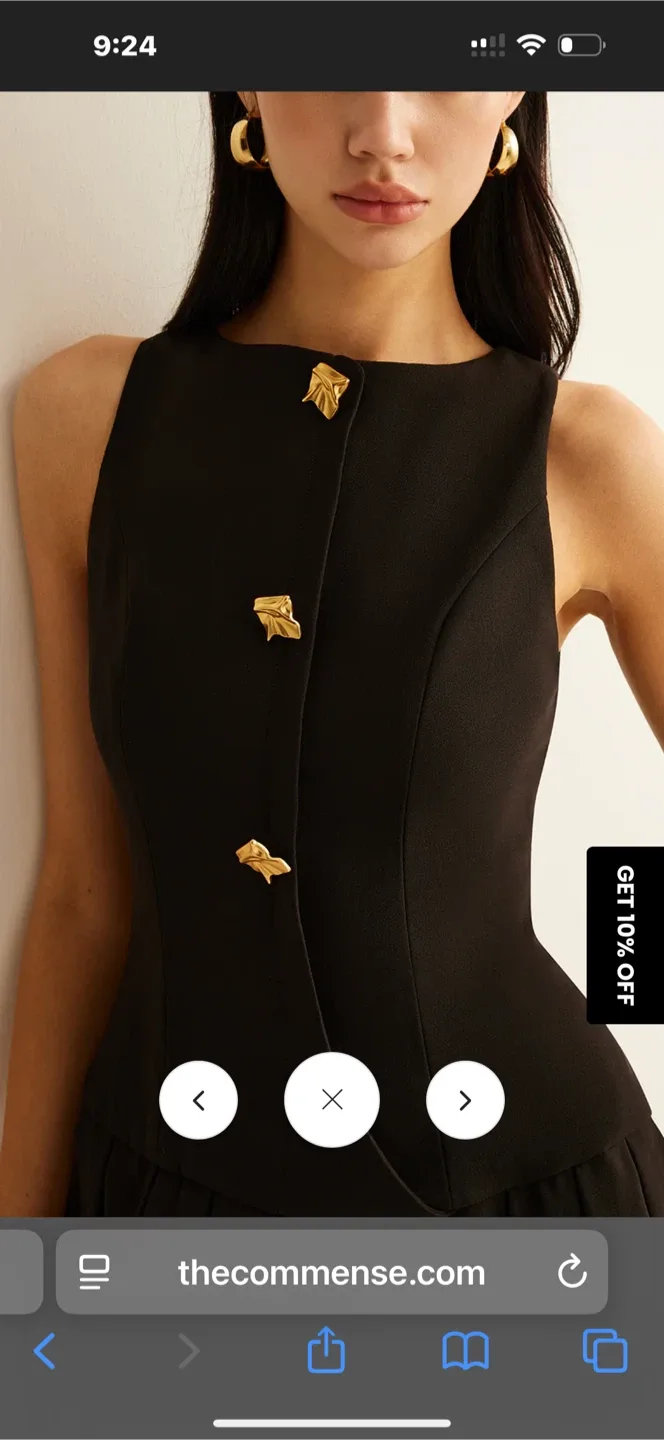 The Commense Black Mini Dress image indicator(5)