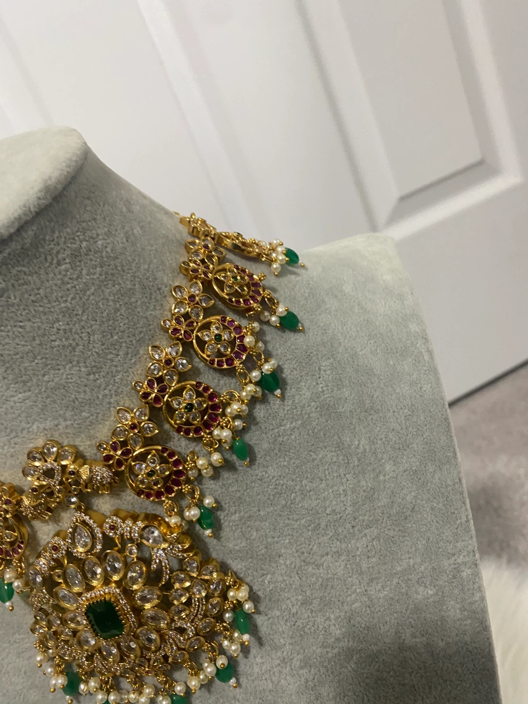 Gold Plated Necklace & Earring Set - photo 2