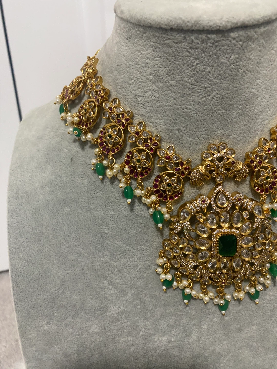 Gold Plated Necklace & Earring Set