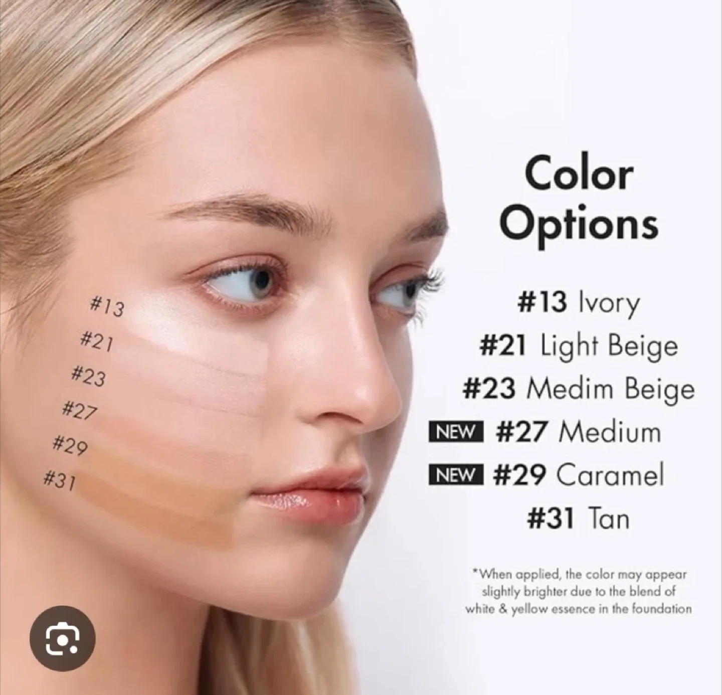 AGE 20's Jericho Rose Foundation SPF50+ T21 light beige image indicator(2)