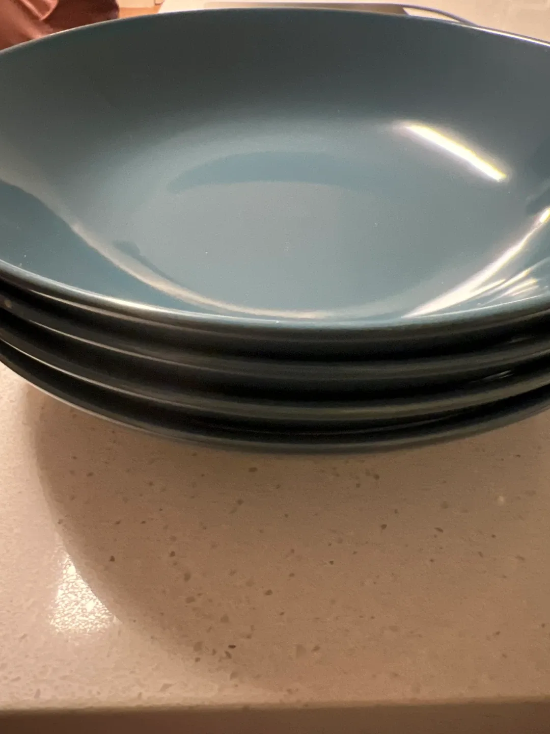 4 Blue Ceramic Bowls image indicator(3)