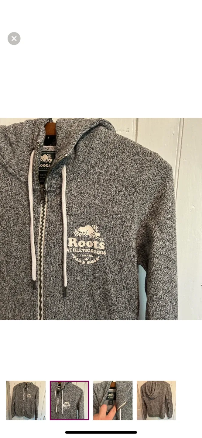 Roots Athletic Goods Full Zip Hoodie - XS image indicator(2)