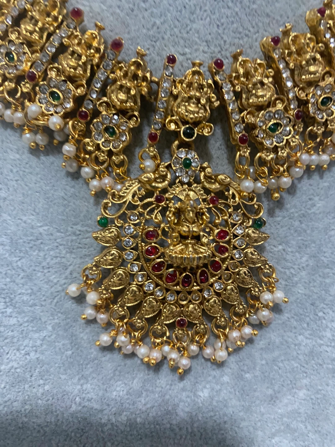 Gold Necklace and Earring Set - photo 5
