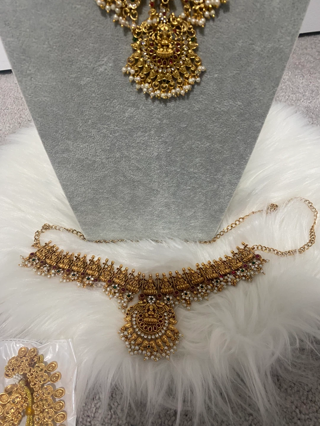 Gold Plated Necklace & Earring Set