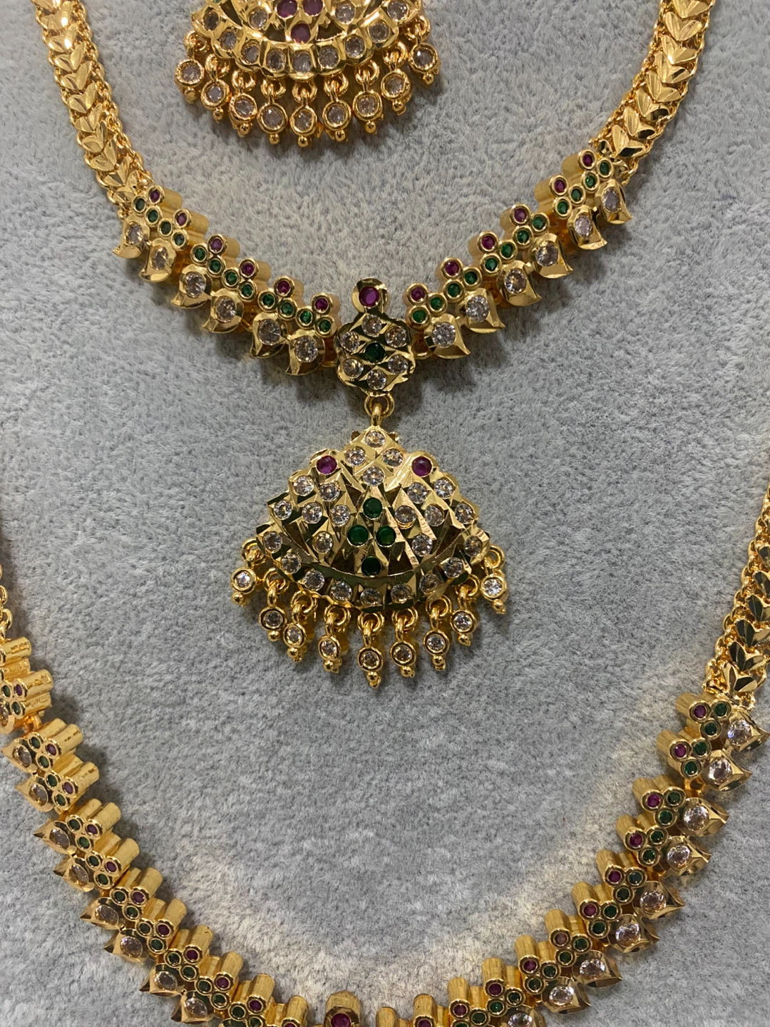 Gold Plated Necklace & Earring Set - photo 3