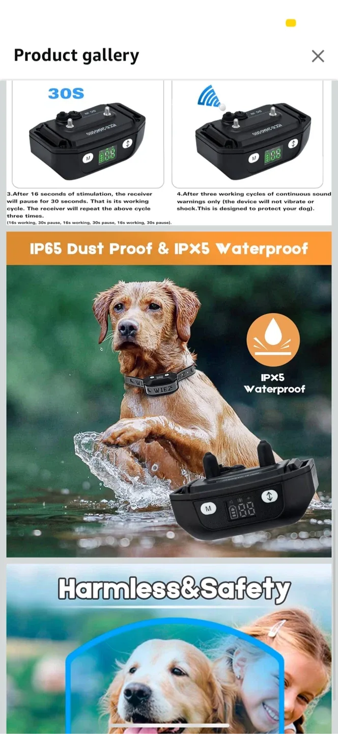 WIEZ GPS Pet Electronic Fence Equipment D020 image indicator(5)