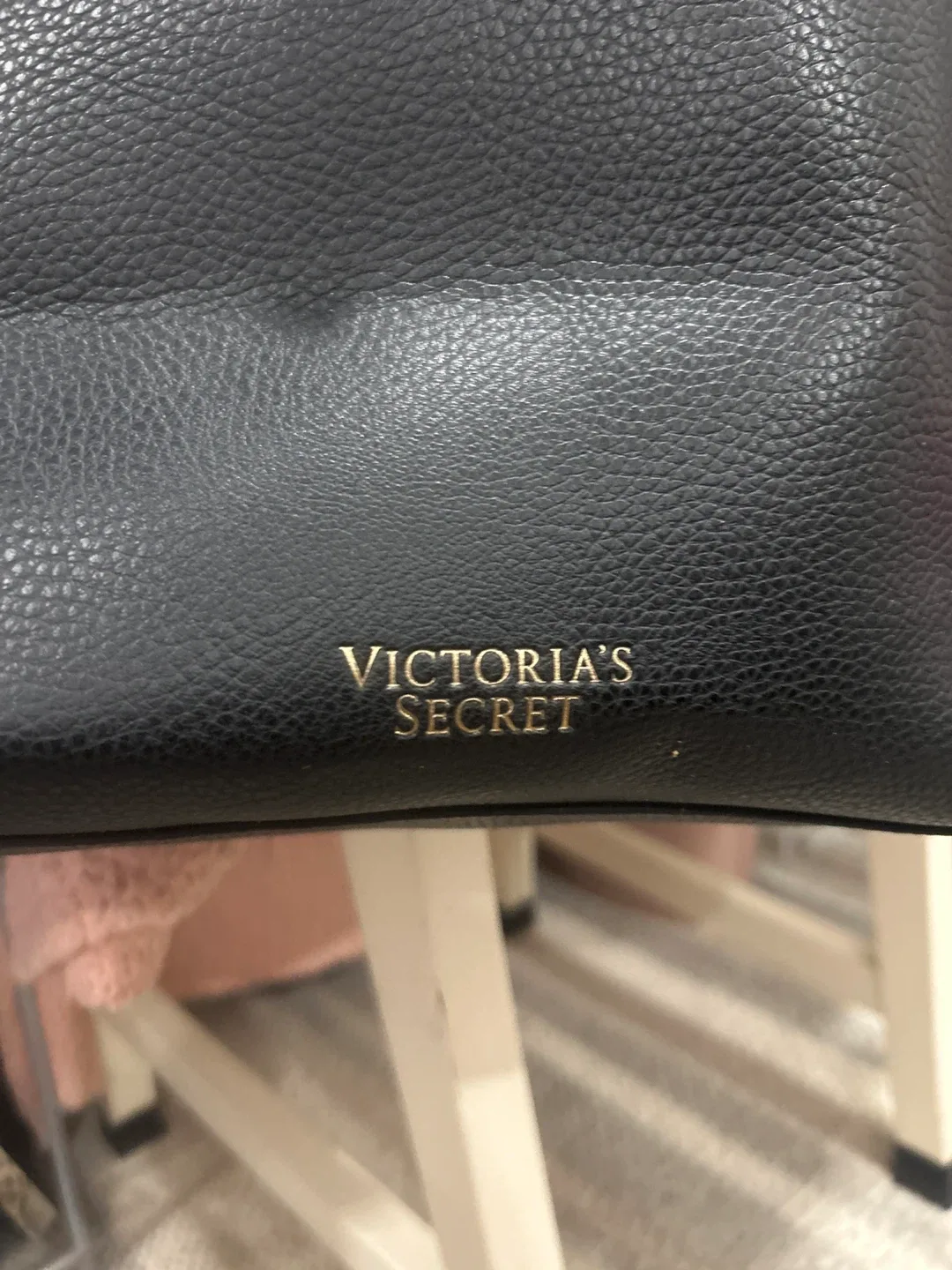Victoria's Secret leather  Black  Bag image indicator(2)