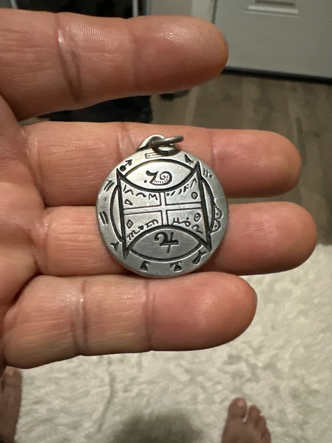 Pewter Pepi Charm Pendant thumbnail