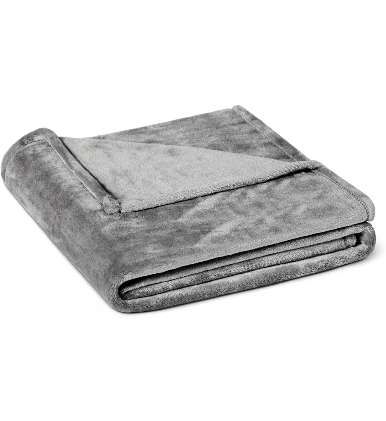 Grey Flannel Fleece Blanket