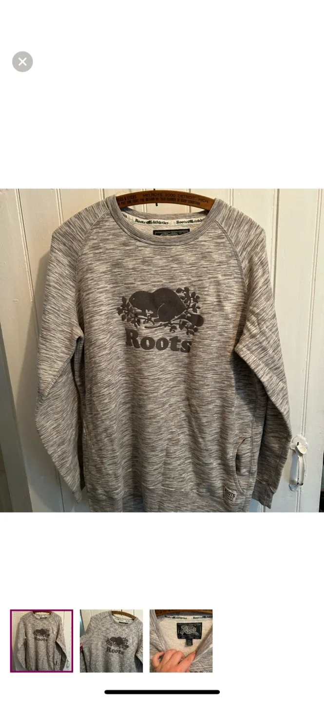 Roots Athletics Crewneck Sweater - Size L thumbnail
