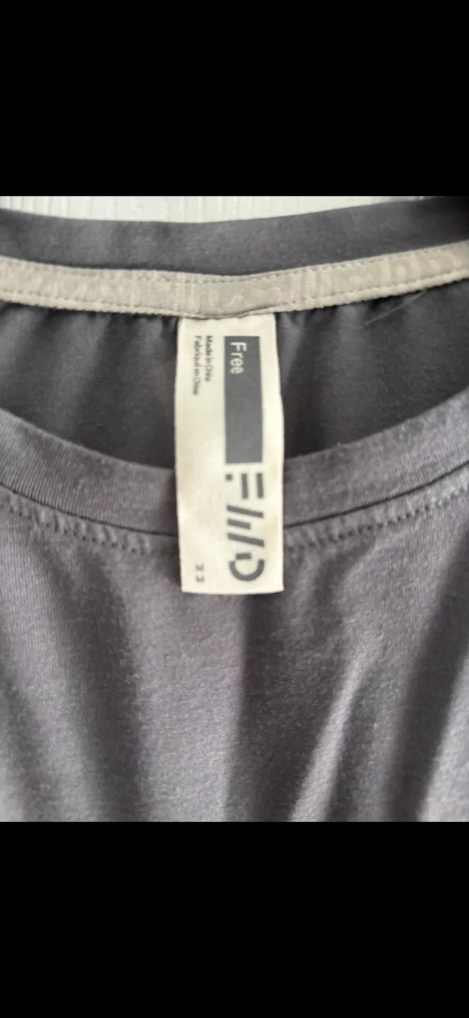 Free People Grey Pocket Tee - Size Small image indicator(3)