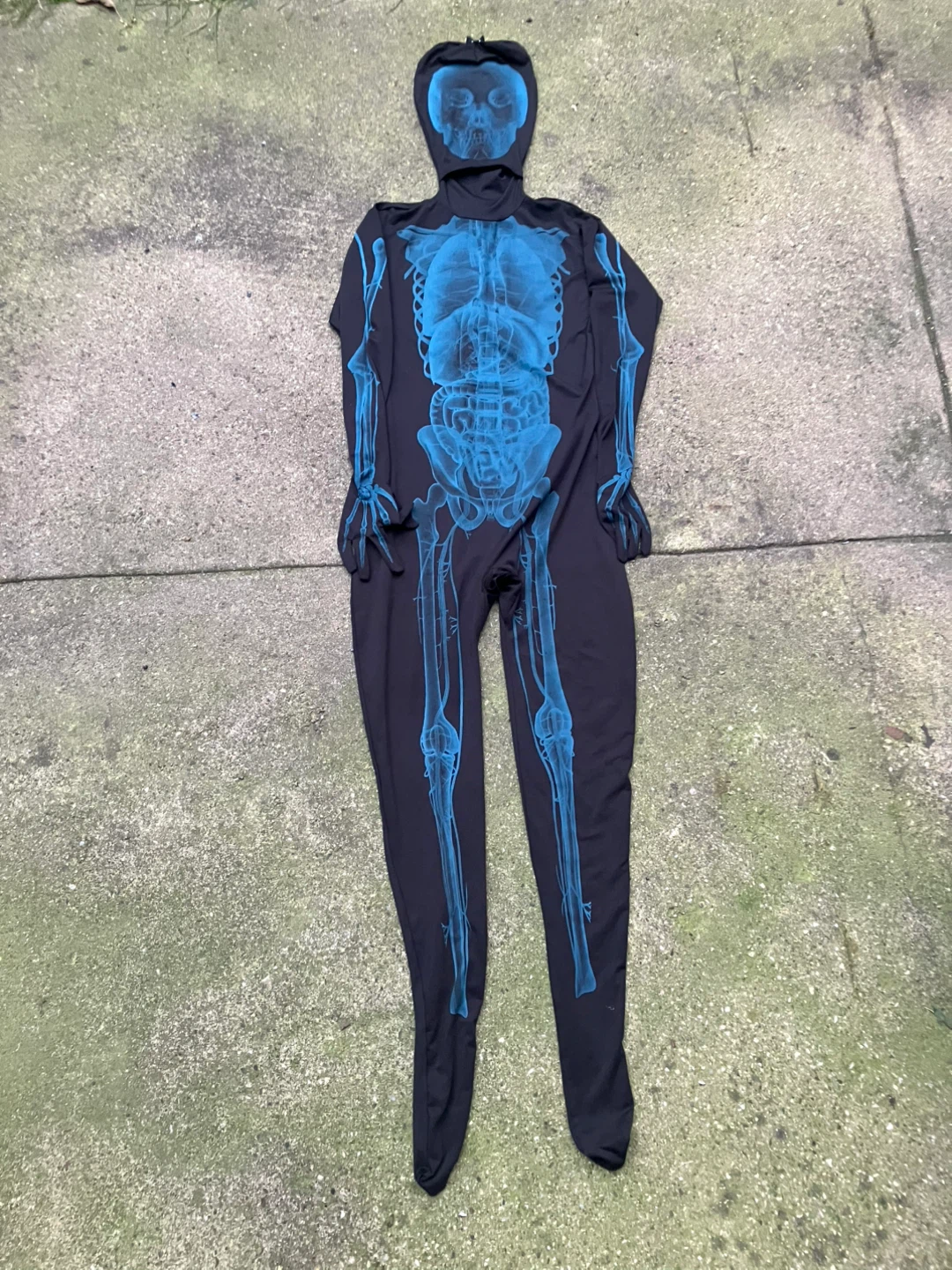 Adult X-Ray Skeleton Costume - Size Tall