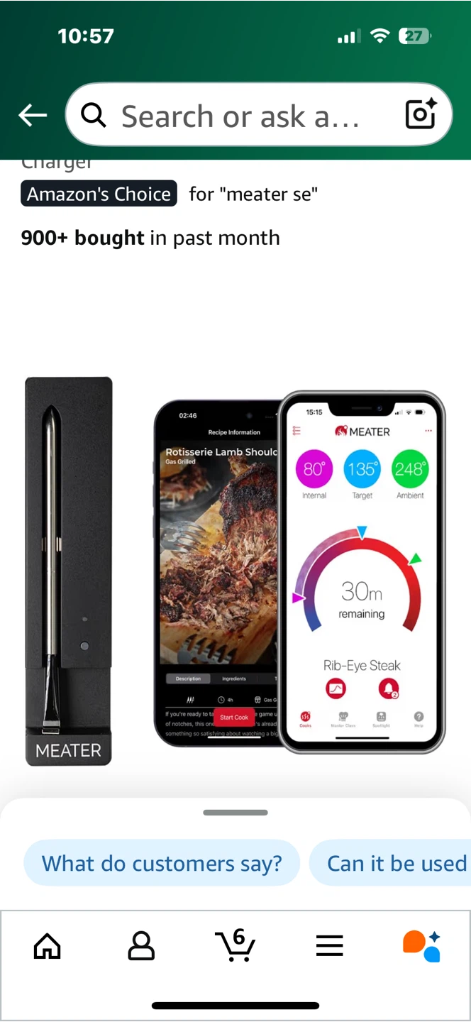 MEATER SE Smart Bluetooth Meat Thermometer - photo 2