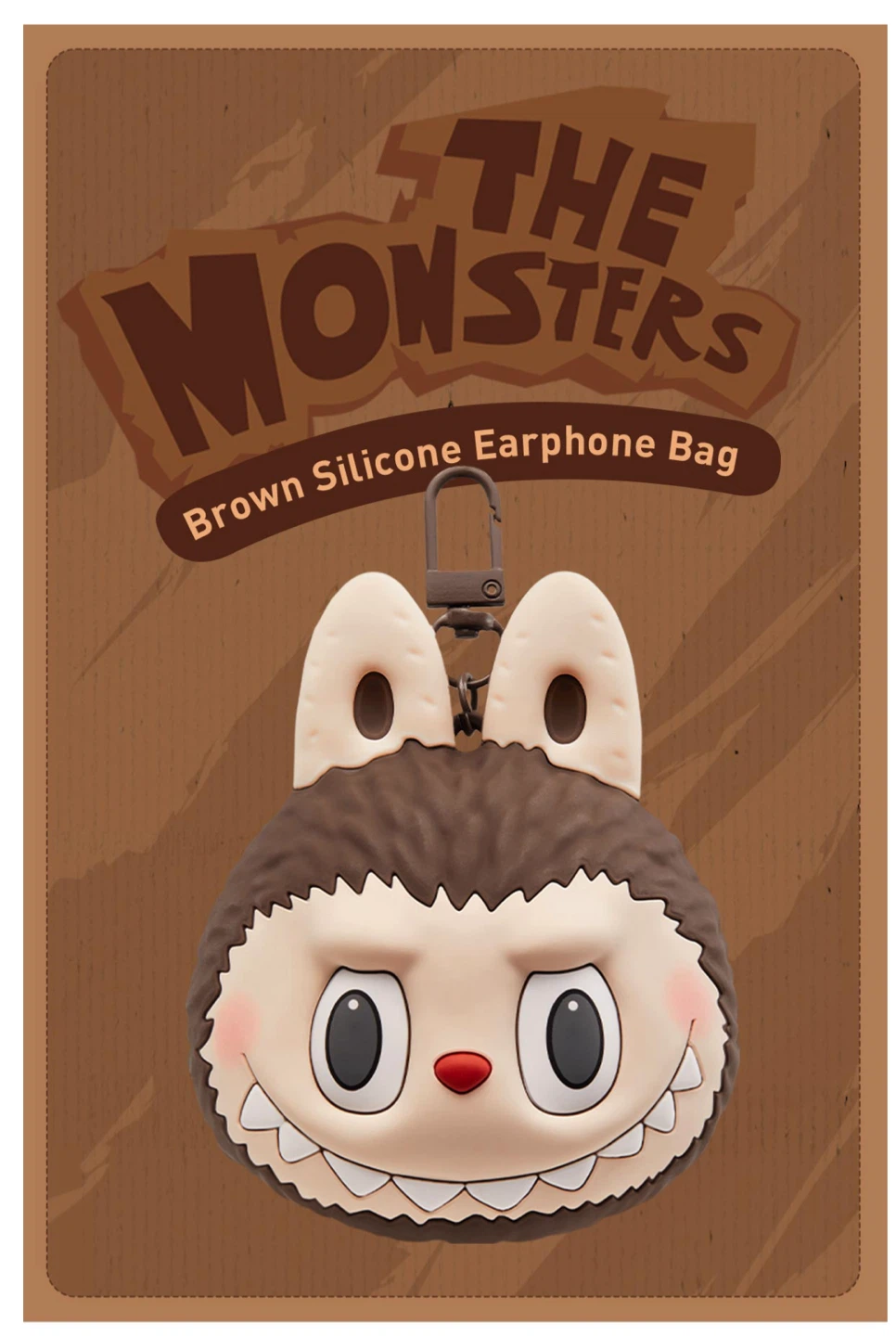 The Monsters Brown Silicone Earphone Bag - photo 2