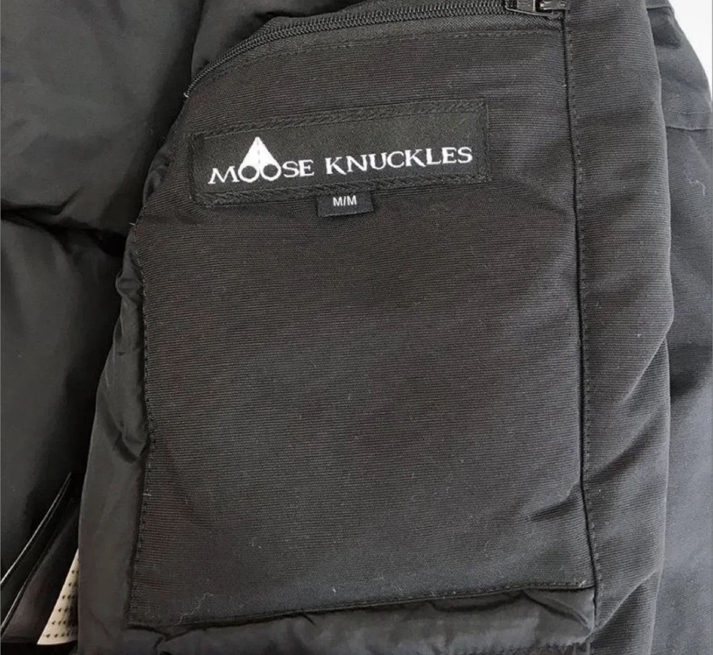 Moose Knuckles Black Bomber Jacket image indicator(8)