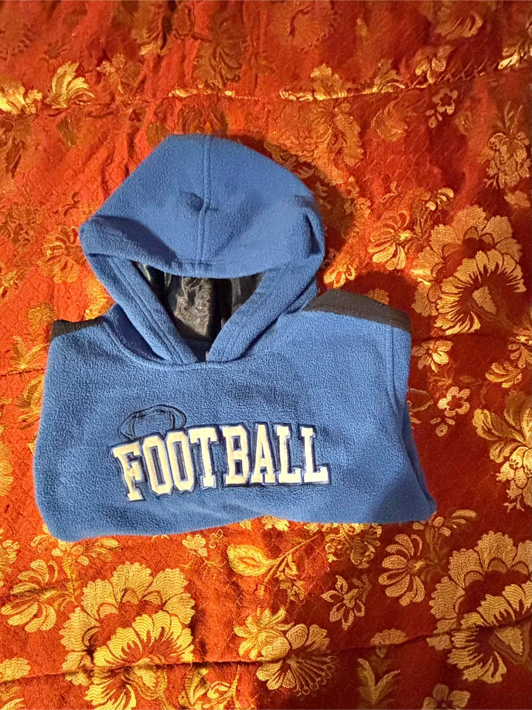Blue Football Hoodie image indicator(3)