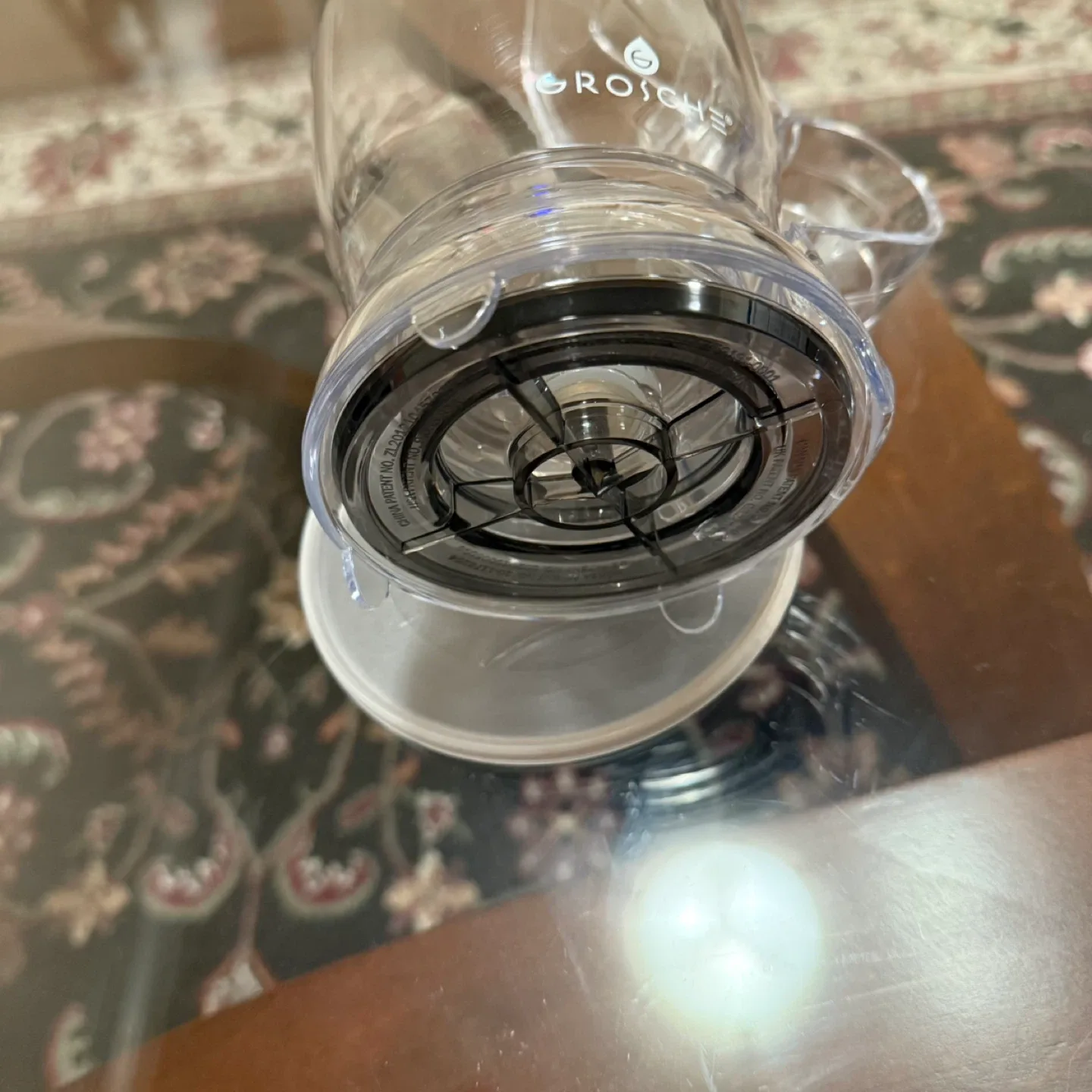 GROSCHE Aberdeen Tea Steeper, Tea Infuser, BPA PFAS Free, Clear image indicator(10)