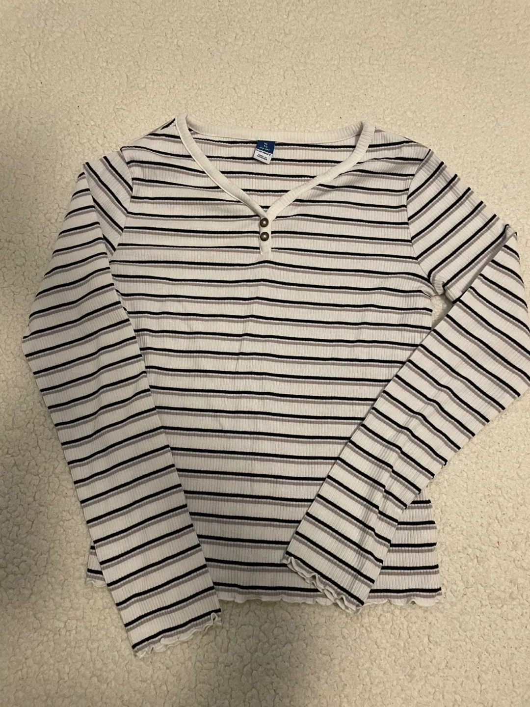 Old Navy Striped Long Sleeve Top - size small thumbnail