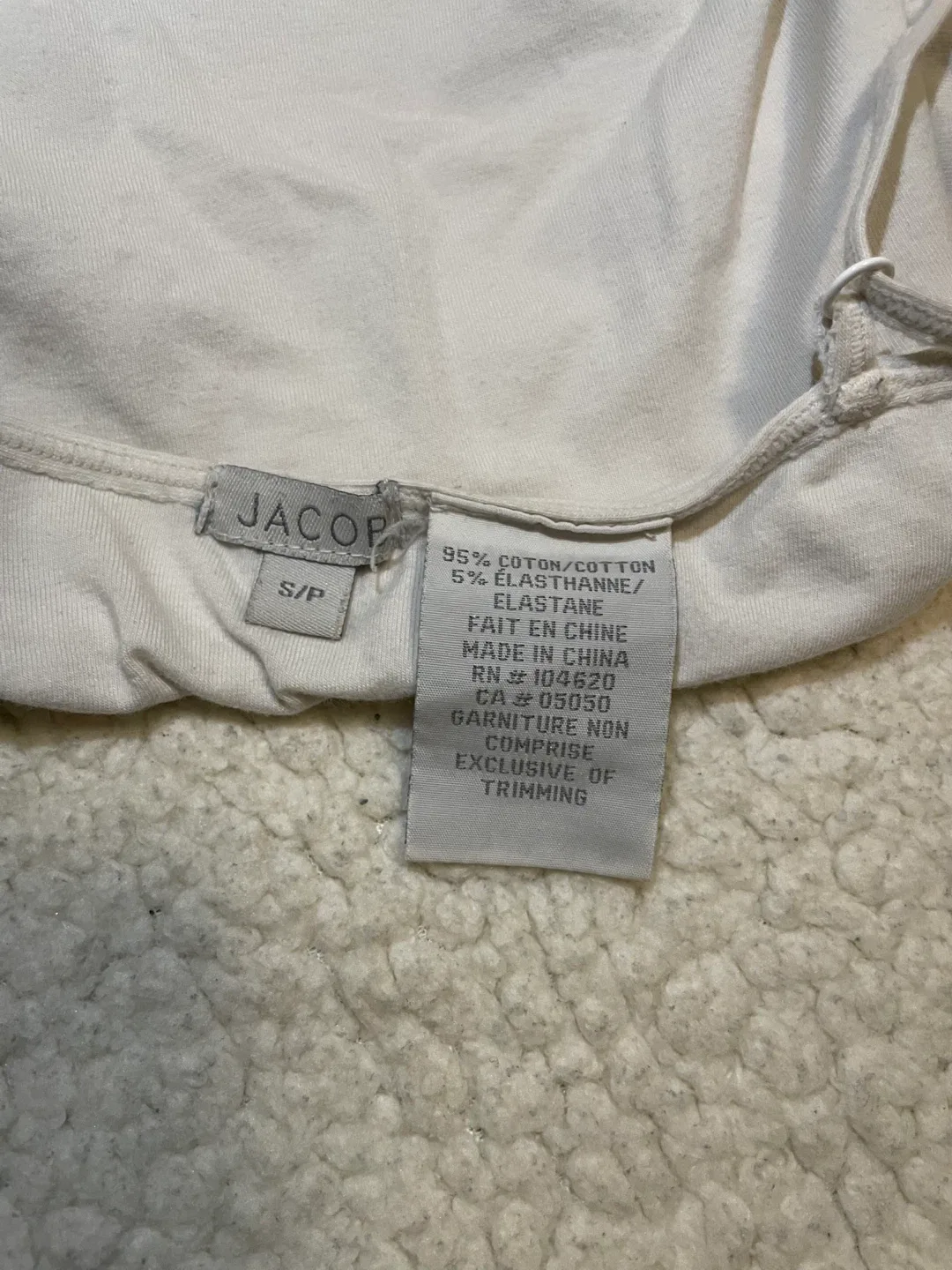 Jacob 100% cotton Tank Top - Size S image indicator(3)