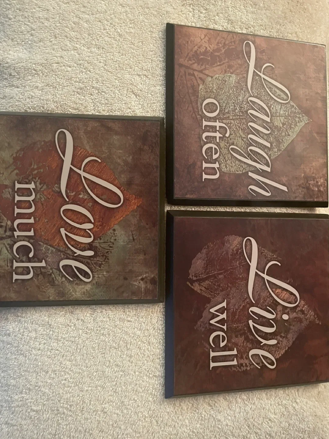 Wall Art - Live Well, Laugh Often, Love Much image indicator(3)