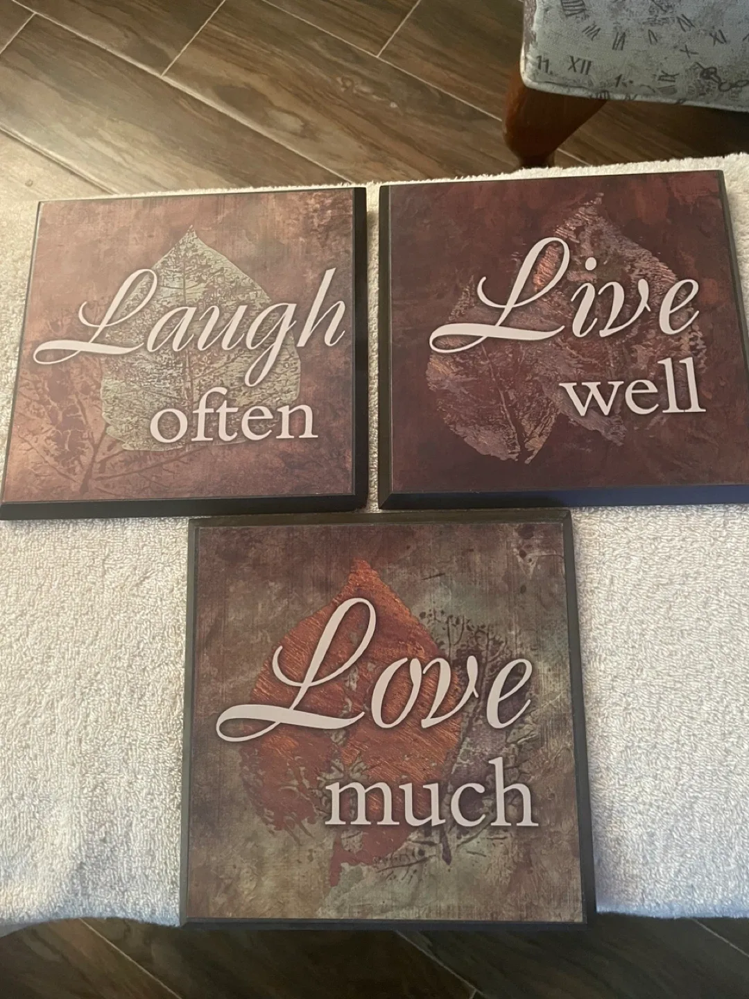 Wall Art - Live Well, Laugh Often, Love Much thumbnail
