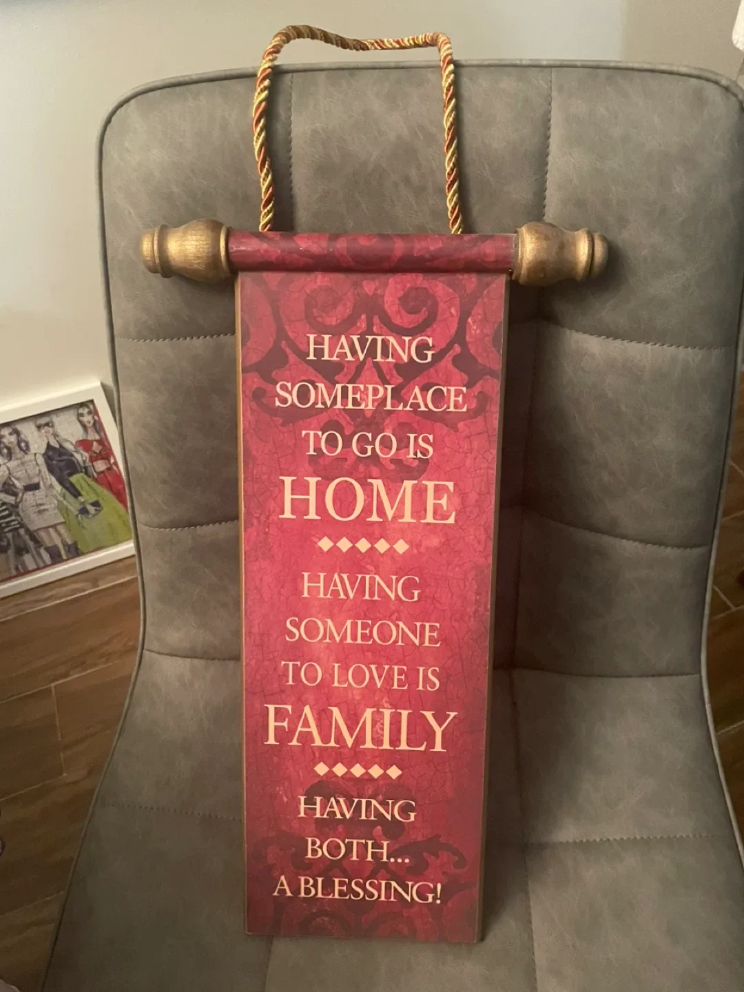 Hanging Scroll Wall Decor thumbnail