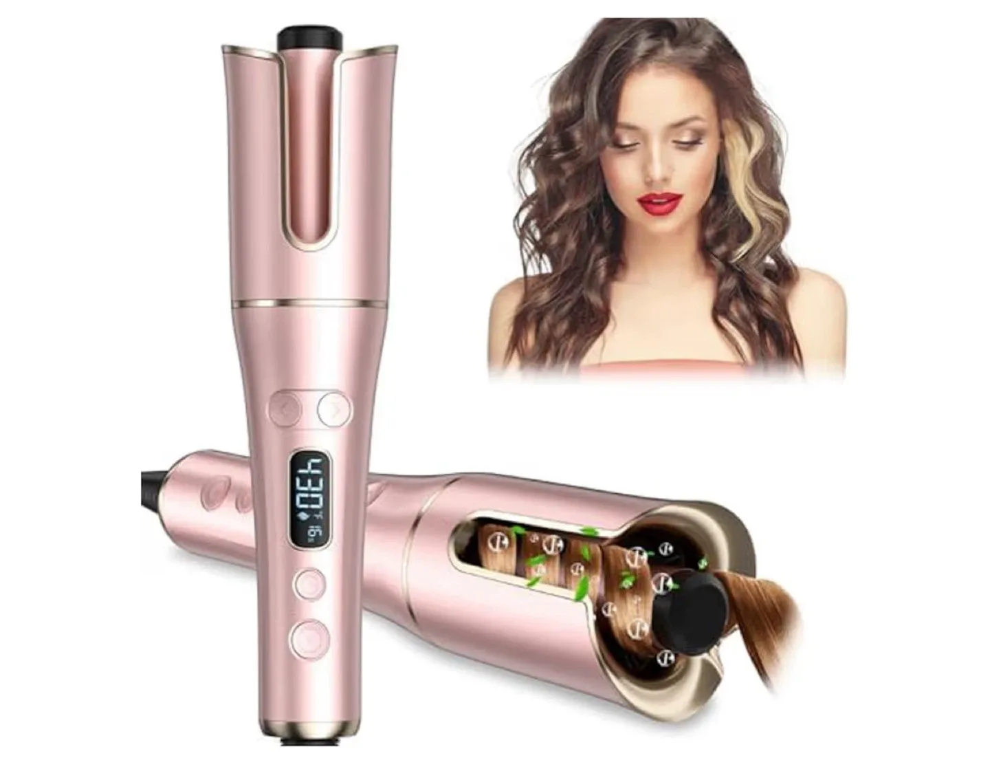 Automatic Hair Curler - Rose Gold image indicator(2)