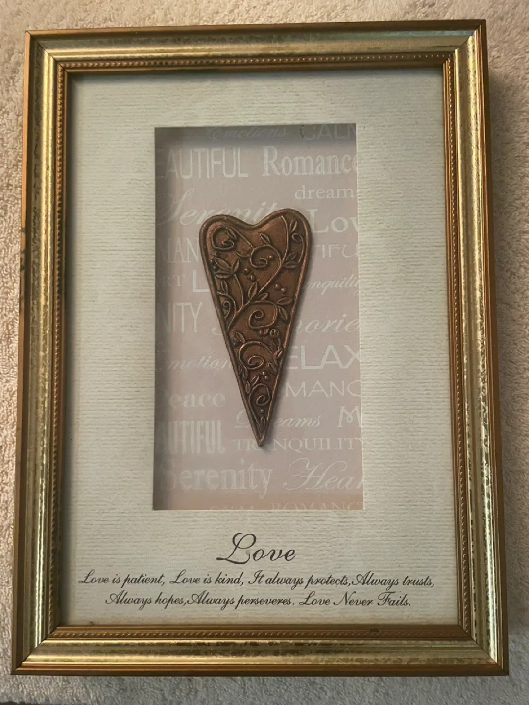 Framed Heart Decor - Love Theme thumbnail