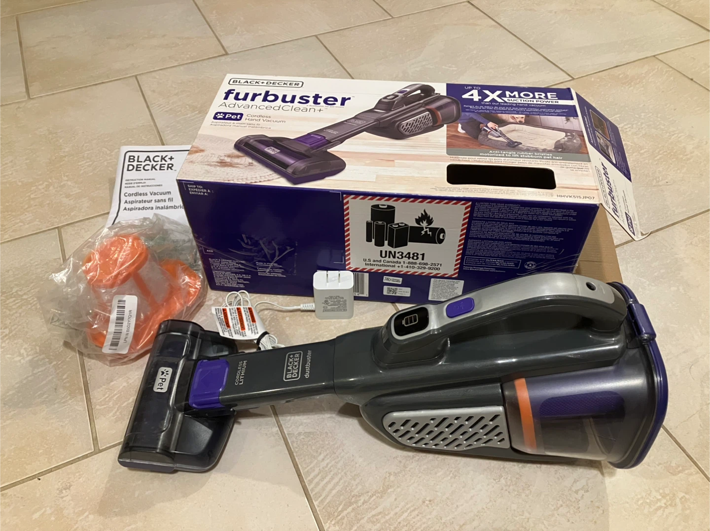 Black+Decker Advanced Clean+ Furbuster Pet Vacuum