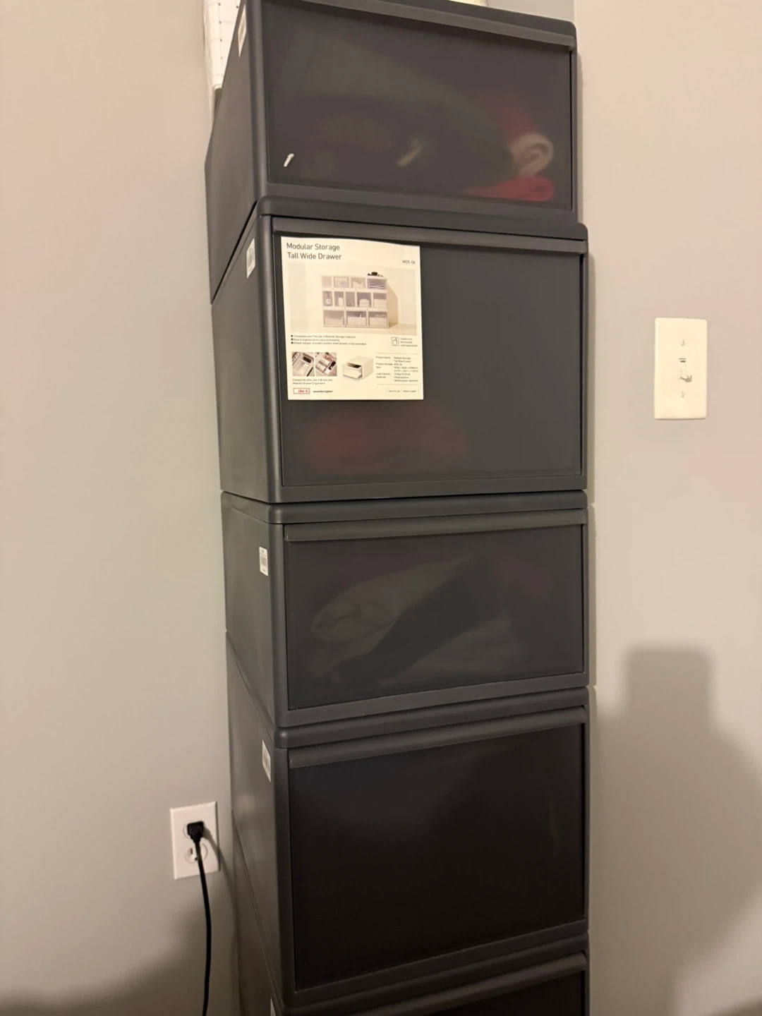 6 Stackable drawers