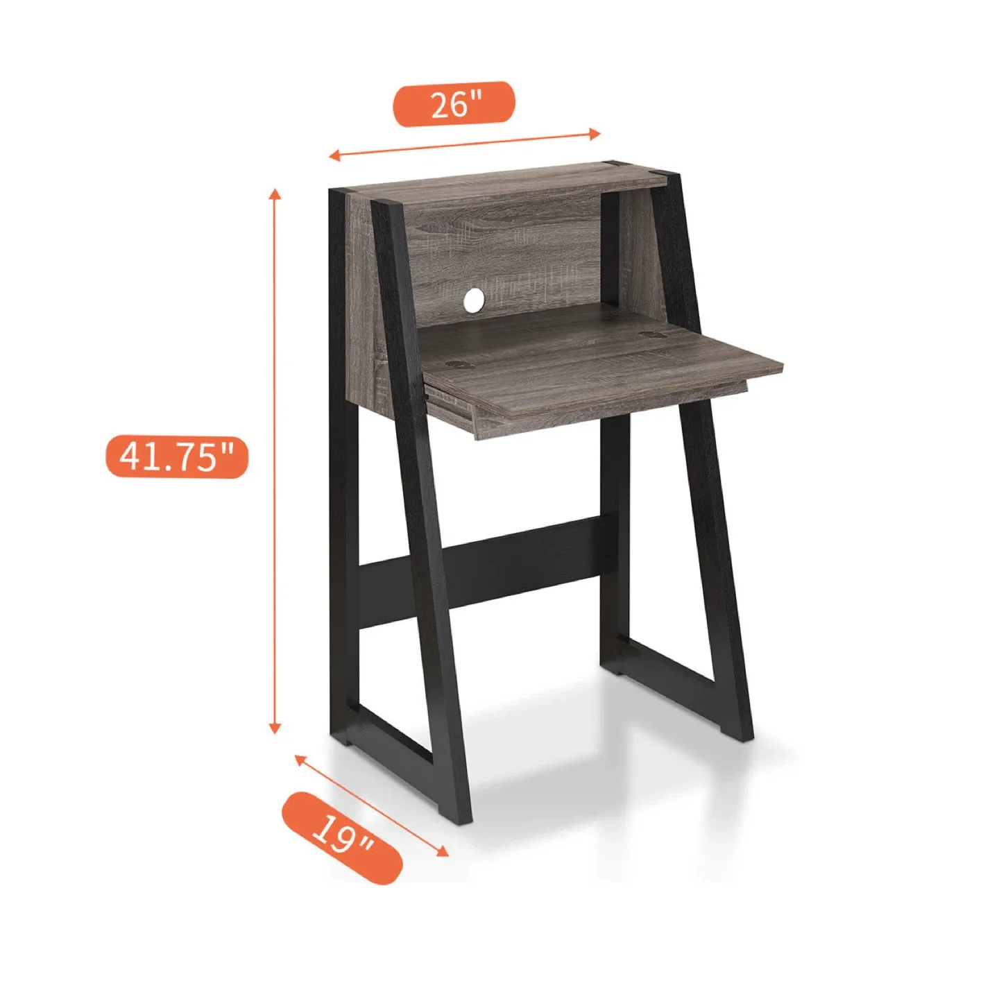 Drop Down Secretary Desk with Storage - Like New! image indicator(4)