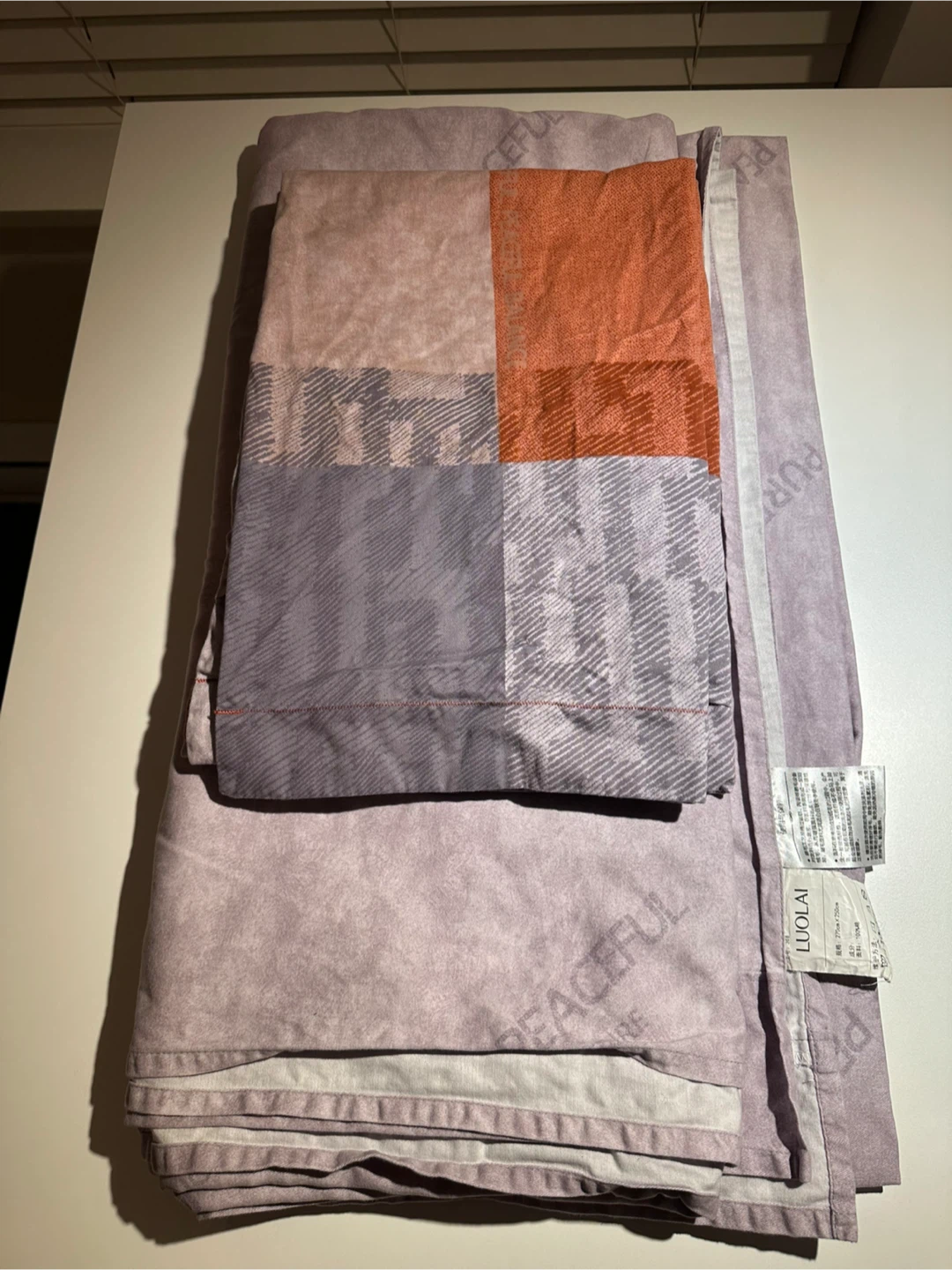 bed sheet and pillowcase