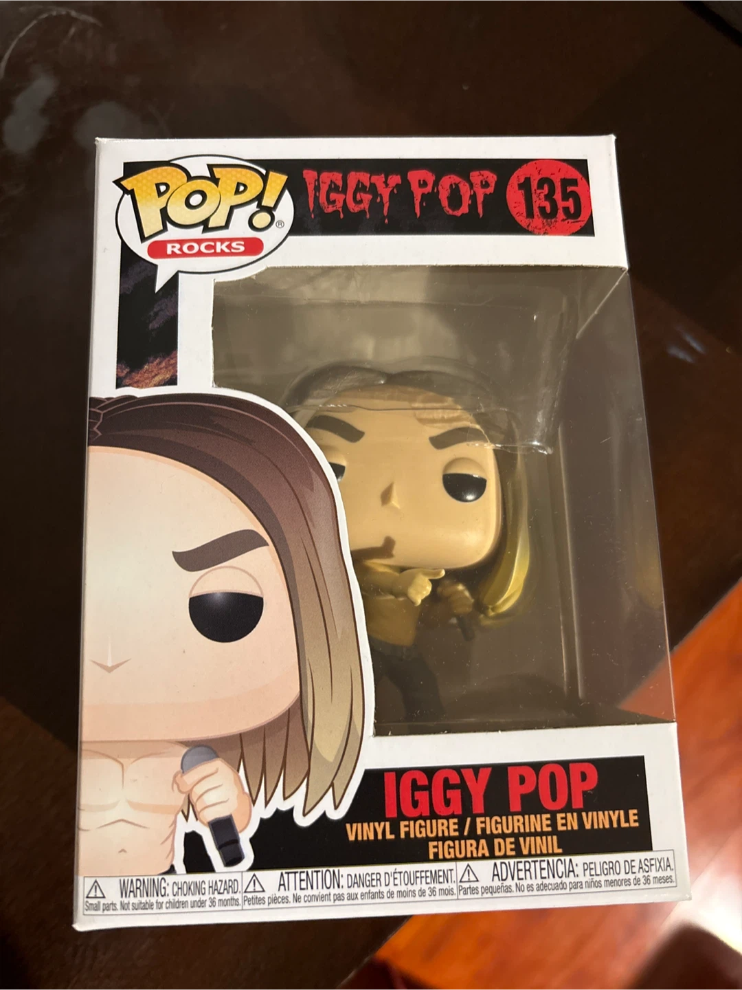 Funko Pop! Rocks: Iggy Pop #135 Vinyl Figure