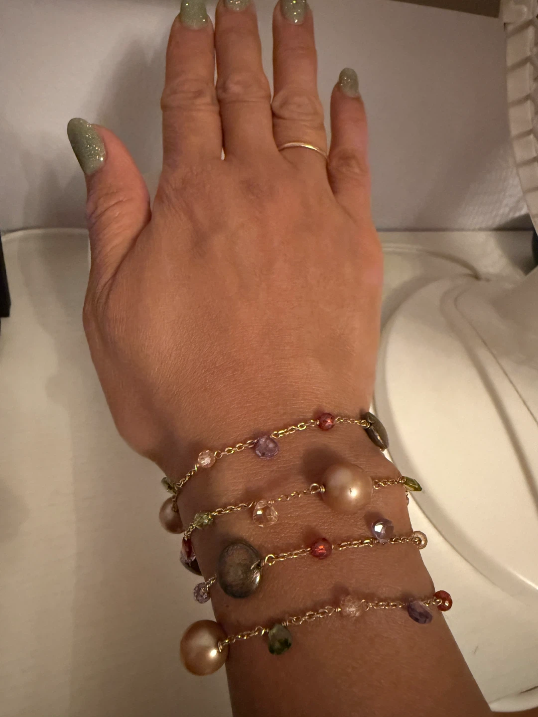 Multi-strand Beaded Bracelet